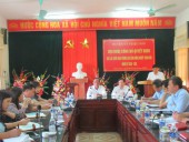 Hội nghị công bố Quyết định Ban chấp hành, các chức danh Đảng bộ Trường cao đẳng Nông nghiệp Thanh Hóa